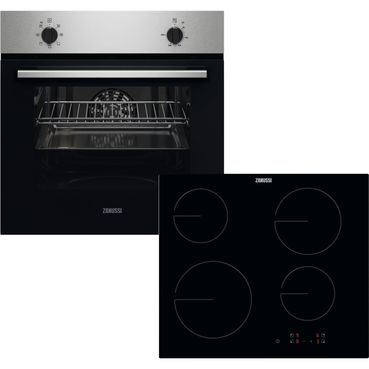 Zestaw do zabudowy ZANUSSI ZPV2000BXA Termoobieg Grill AquaClean Ceramika