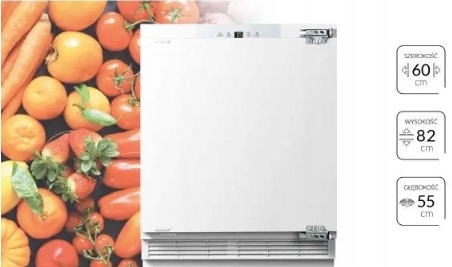 Lodówka do zabudowy MPM-116-CJI-17/E 89cm 38 dB Outlet Biały - obrazek 3