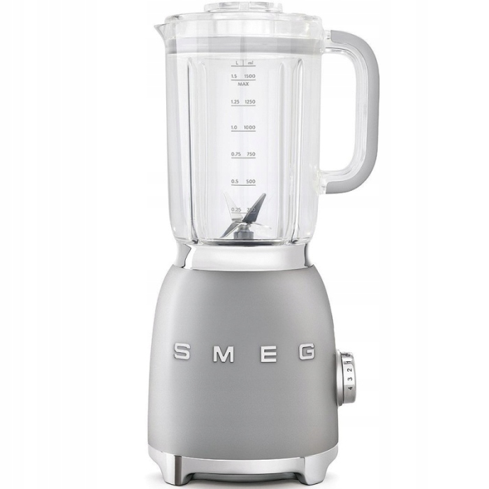 Blender kielichowy Smeg BLF01SVEU 1,5L 800W Smoothie kruszenie lodu OUTLET