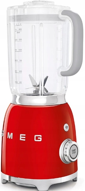 Blender kielichowy Smeg BLF01RDEU 800 W czerwony Retro 50'S STYLE HIT - obrazek 3