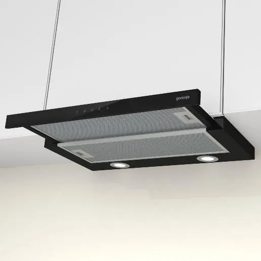 Okap wysuwany Gorenje TH64E4BG 60 cm 450 m³/h dotykowy LED 3 biegi 2 filtry - obrazek 2