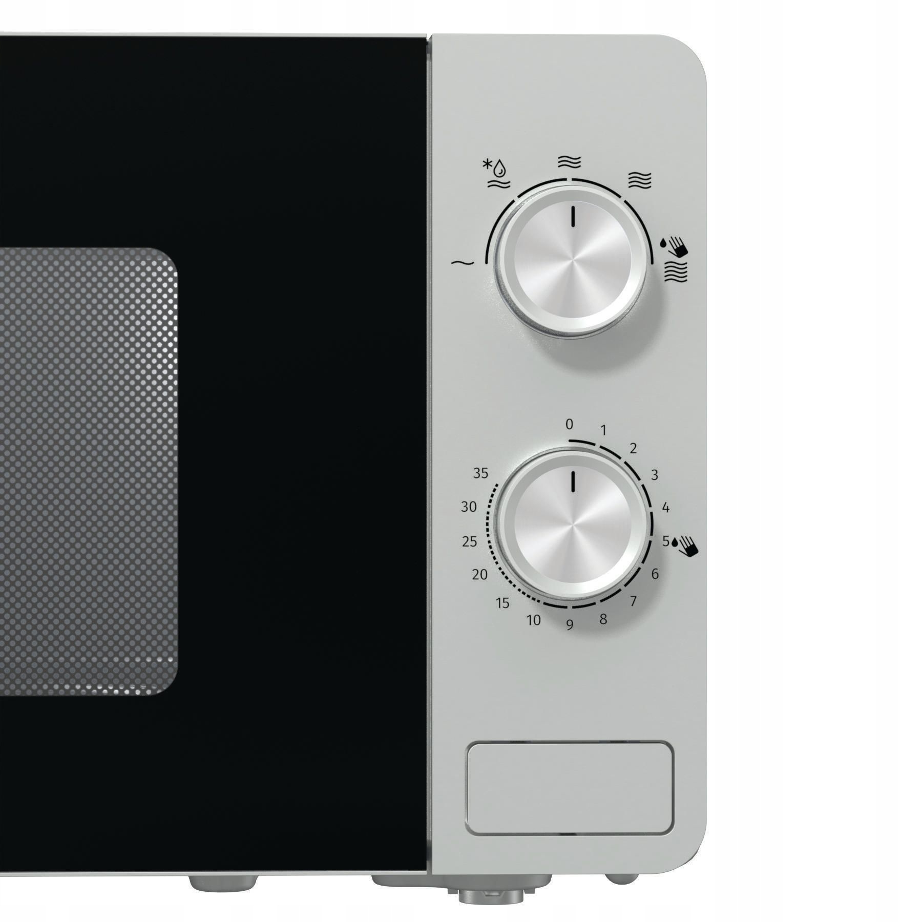 Kuchenka mikrofalowa wolnostojąca Gorenje MO17E1S AquaClean 700W 17L - obrazek 4