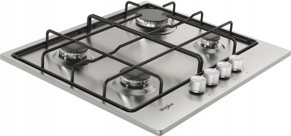 Płyta gazowa Whirlpool TGML 650 IX Srebrna 4 pola zapalarka 9poziomów mocy - obrazek 6