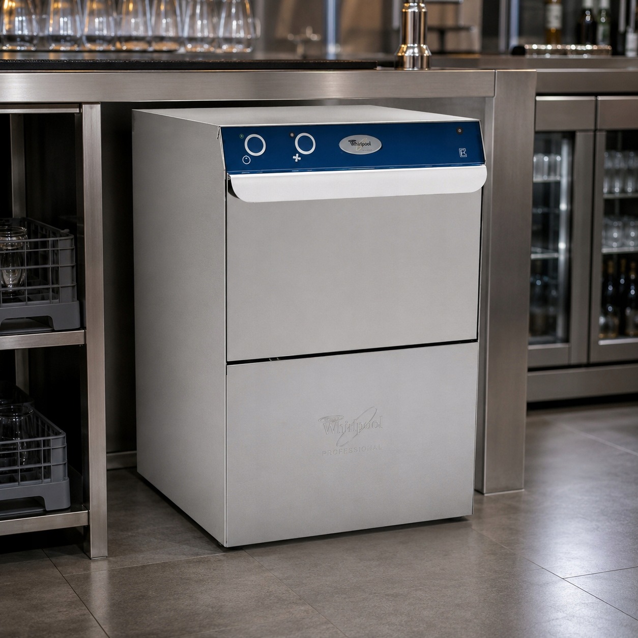 Zmywarka do szkła Whirlpool ADI076 120 s kosz 40x40 zmiękczacz wody 2 litry - obrazek 6