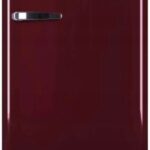 Lodówka Amica KGC15631R 144cm Bordowy 206l LED Retro