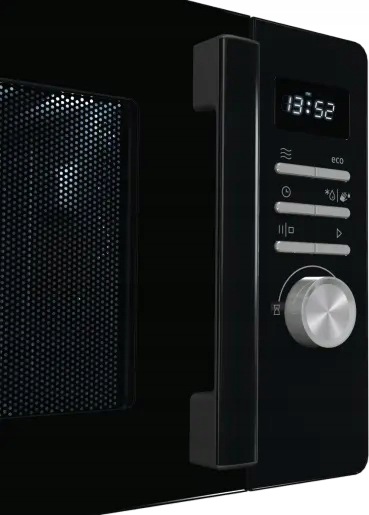 Mikrofalówka Gorenje MO23A3BH 23 l 800 W 11 programów AquaClean czarna Solo - obrazek 2
