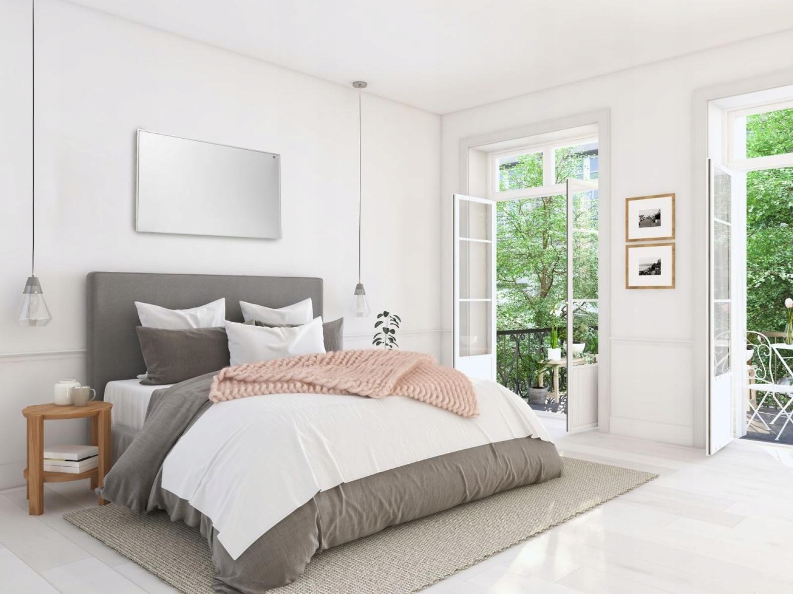 Grzejnik na podczerwień GORENJE IR1200W Biały 1200 W Wi-Fi 120x100 cm - obrazek 6