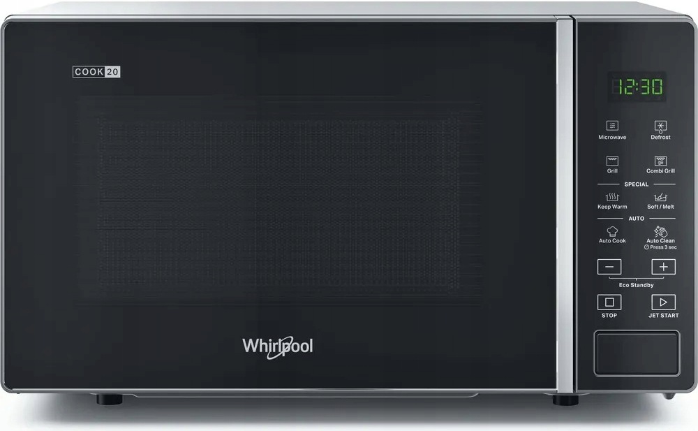 KUCHENKA MIKROFALOWA WHIRLPOOL MWP 203 SB 20 L 700 W GRILL Czarny