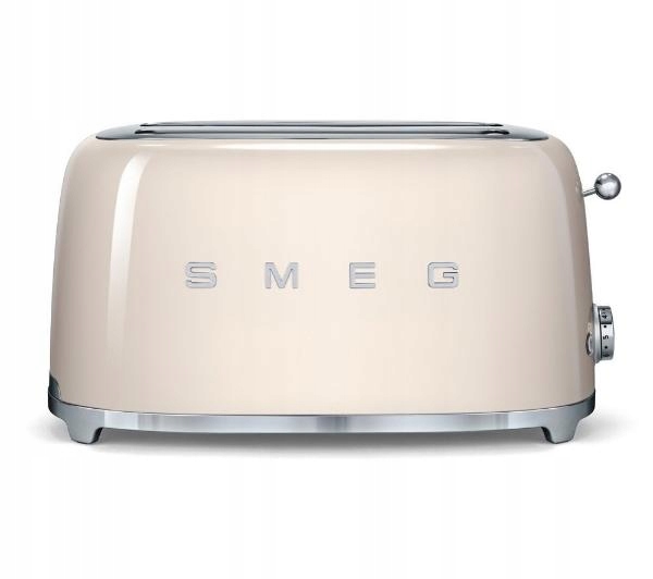 Toster Smeg TSF02CREU 1500W RETRO Kremowy 4 kromki Ecru Beżowy - obrazek 2