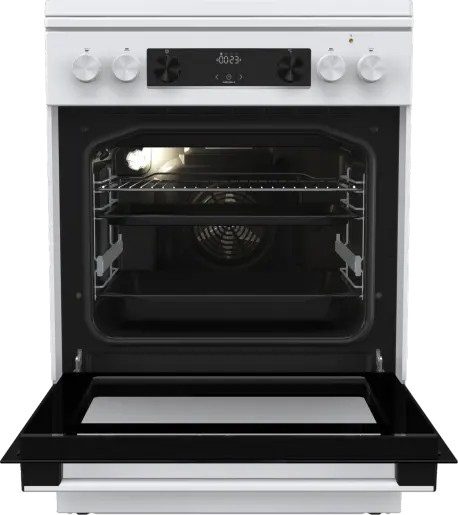 Kuchnia gazowo elektryczna Gorenje GKS6C71WF 60cm Pizza AirFry Grill 71L - obrazek 4