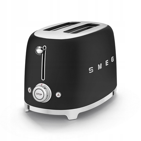 Toster Smeg TSF01BLMEU Czarny Retro 50's Style Rozmrażanie Tacka OUTLET - obrazek 4