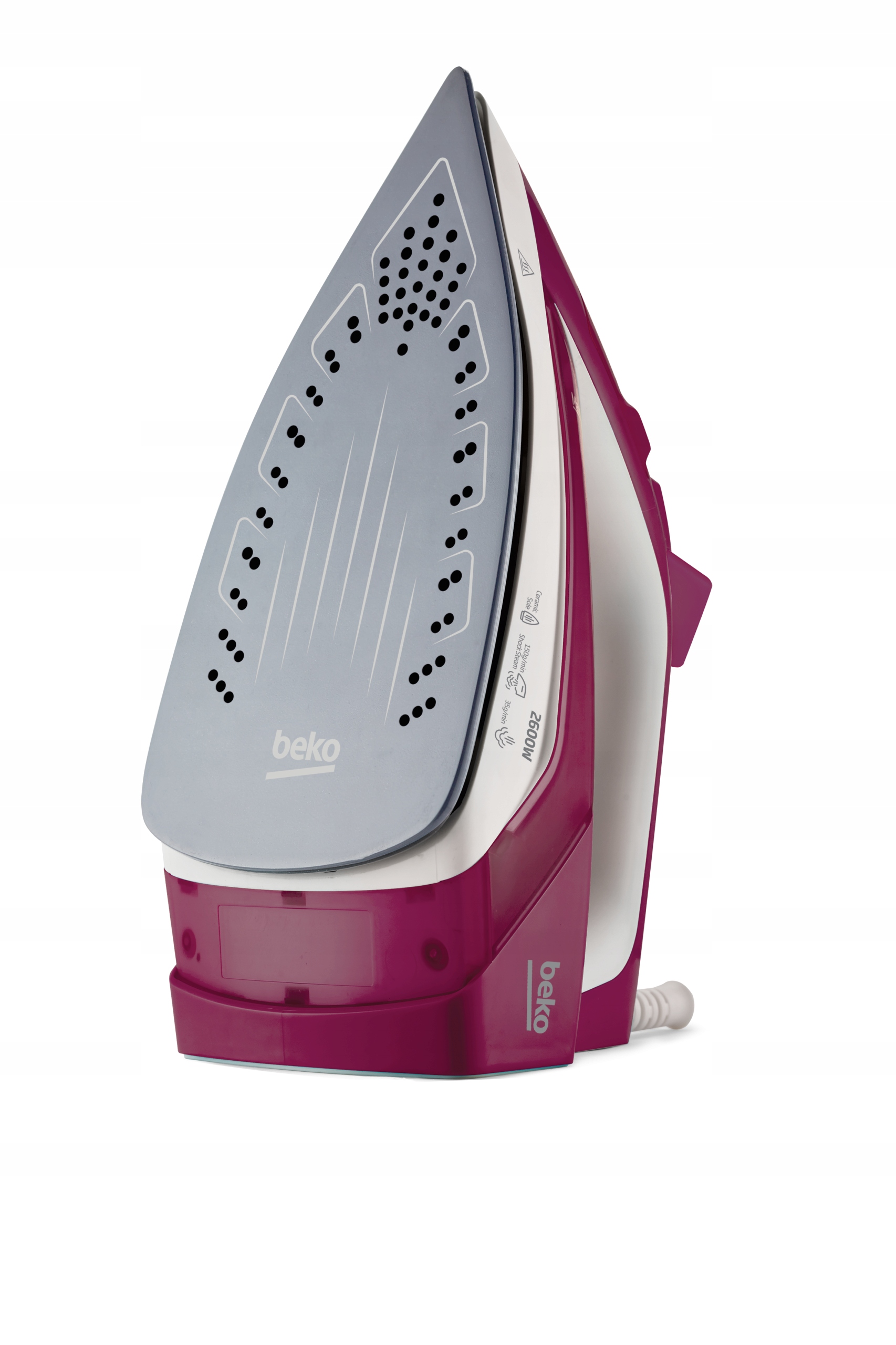 Żelazko parowe Beko SIM3126R Para 120 g/min Samoczyszczenie 2600W - obrazek 3
