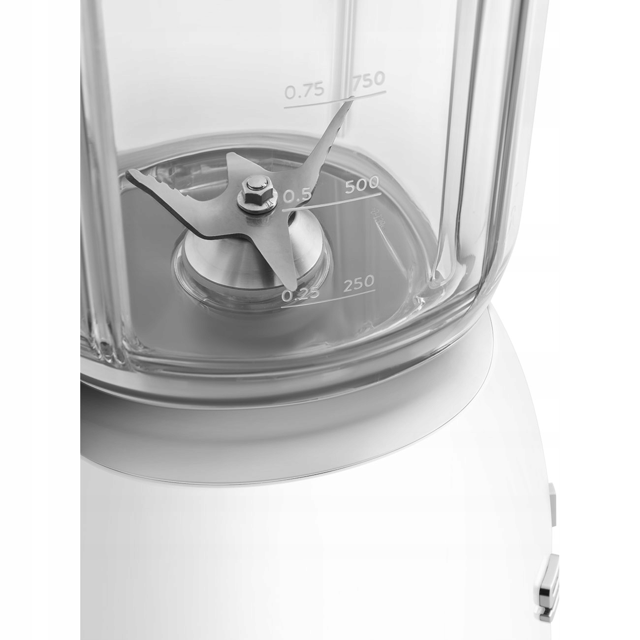 Blender kielichowy Smeg BLF03WHEU 800W Biały Retro Funkcja Pulsacyjna - obrazek 5