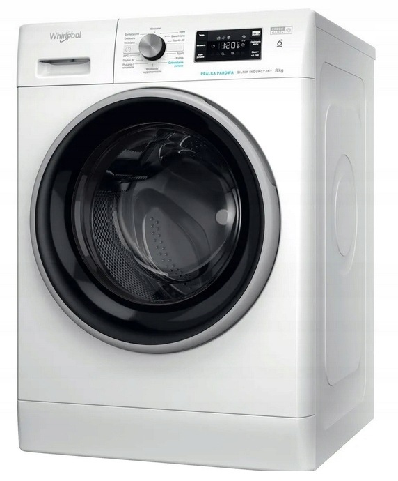 Zestaw Whirlpool Pralka FFB 8258 BSV PL 8kg 1200 obr Suszarka WD 86M WBS PL - obrazek 2