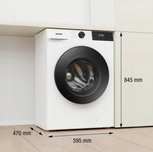 Pralka Gorenje WG2PS84A32/PL 8 kg 1400 obr Para Inwerter Slim 47 cm - obrazek 4