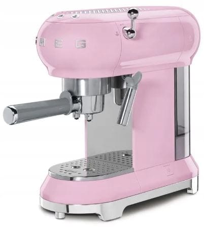 Ekspres kolbowy Smeg ECF01PKEU Pastelowy róż Retro 50's Style - obrazek 2