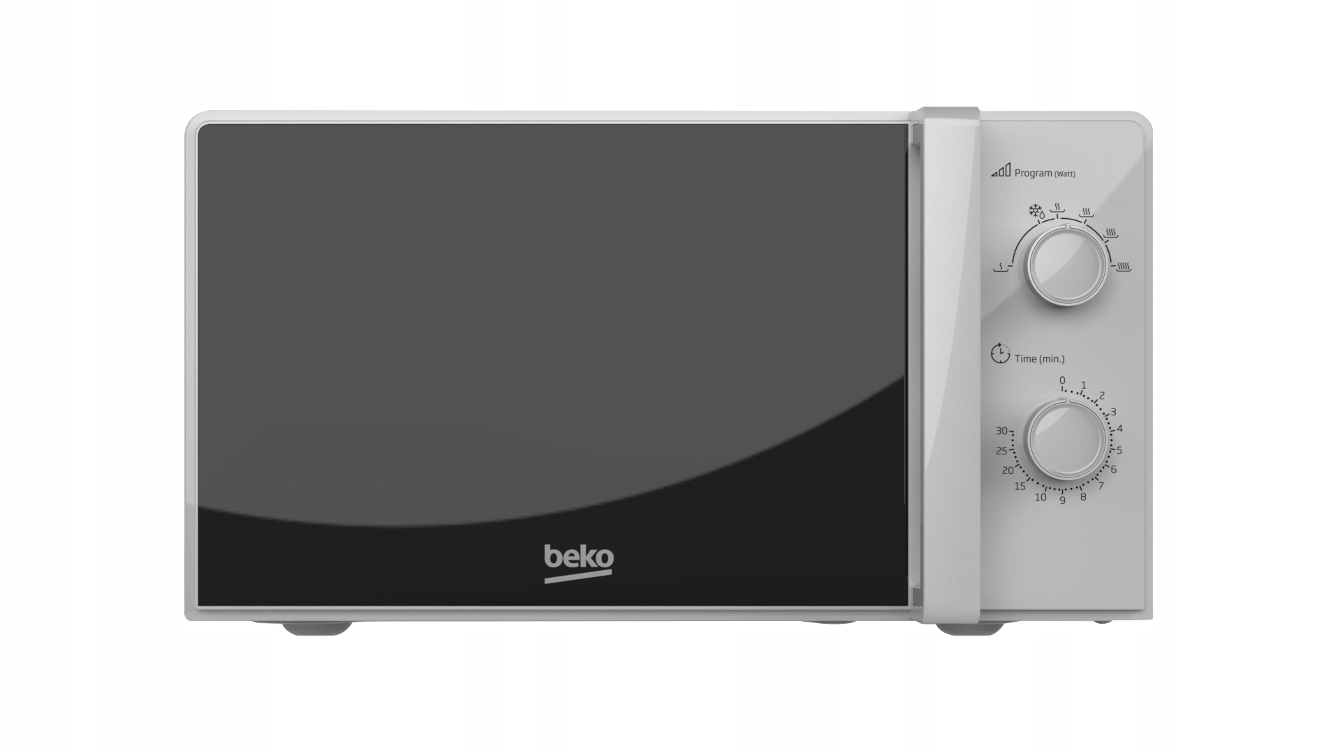 Mikrofala Beko MOC20100SFB Grill 20L 5 poziomów mocy Timer Srebrny
