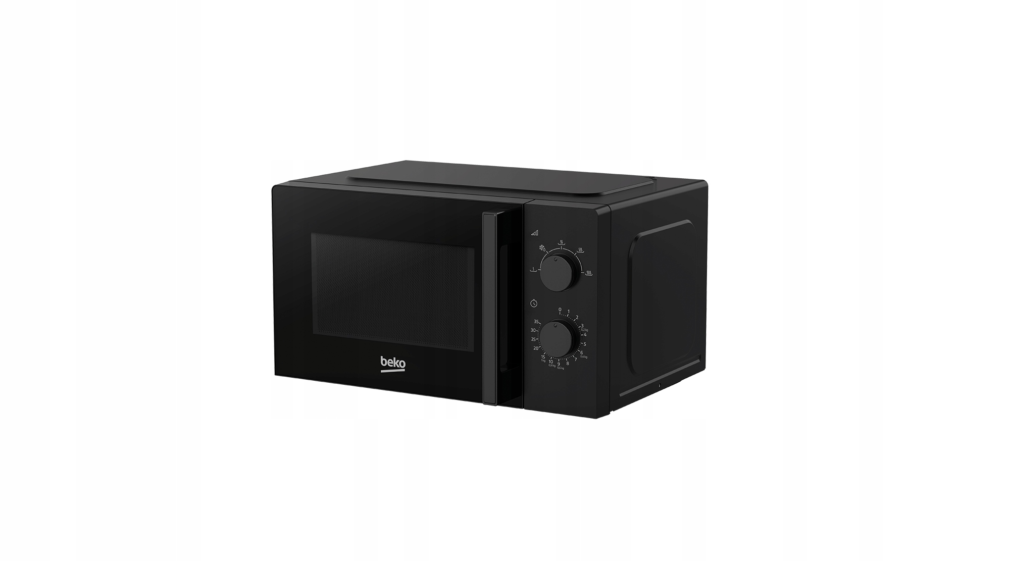 Kuchenka mikrofalowa Beko MOC20100B2 700W 20L Timer 5 poziomów mocy Czarny - obrazek 3