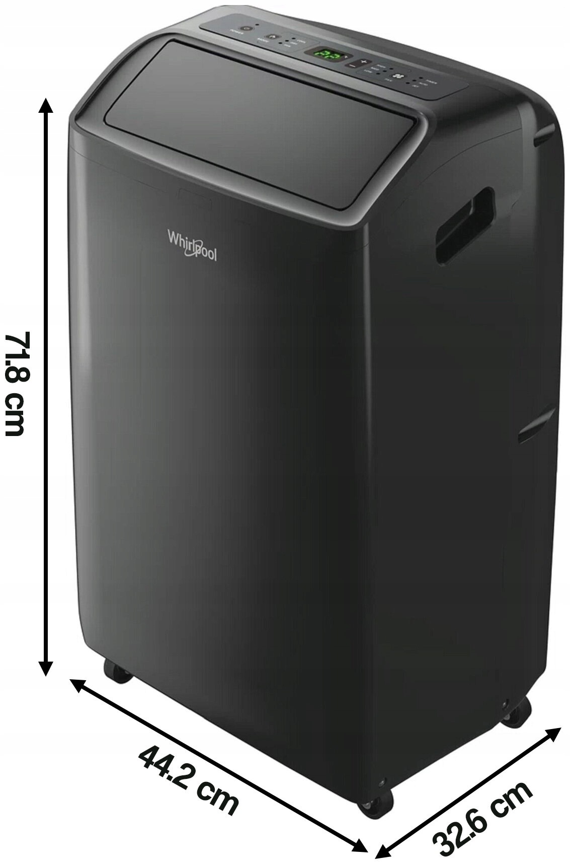 Klimatyzator przenośny WHIRLPOOL PACF29CO B 6 Zmysł Osuszanie Czarny - obrazek 2