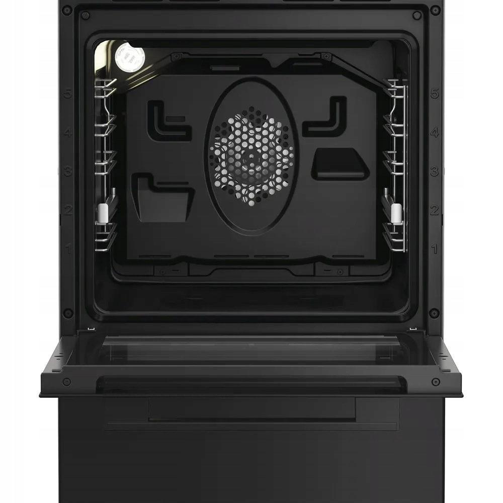 Kuchnia gazowo elektryczna Whirlpool W5G8LMSWTB 50 cm Steam Plus termoobieg - obrazek 2