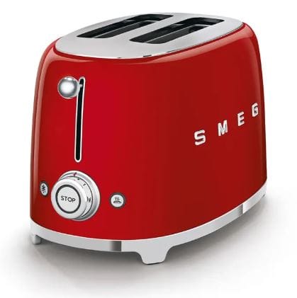 TOSTER NA 2 KROMKI Smeg TSF01RDEU Czerwony 950W Retro RED OPIEKACZ - obrazek 3
