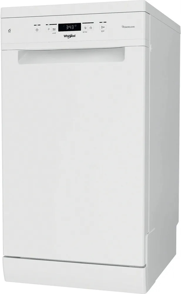 Zmywarka Whirlpool WH6FC11BS7A0W biała 45cm 11 kompletów 9 programów 41 dB - obrazek 2