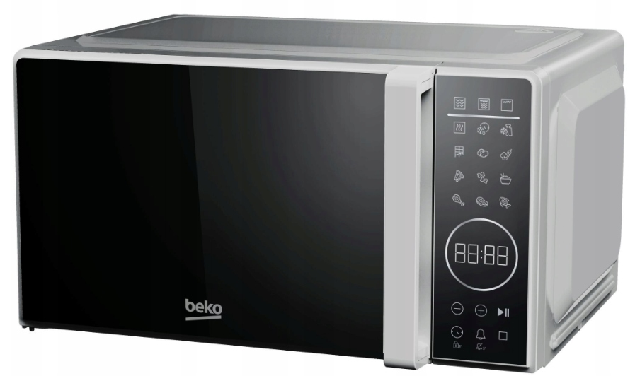 Kuchenka mikrofalowa Beko MGC20130SFB 20L 700W Grill Timer 10 poziomów mocy