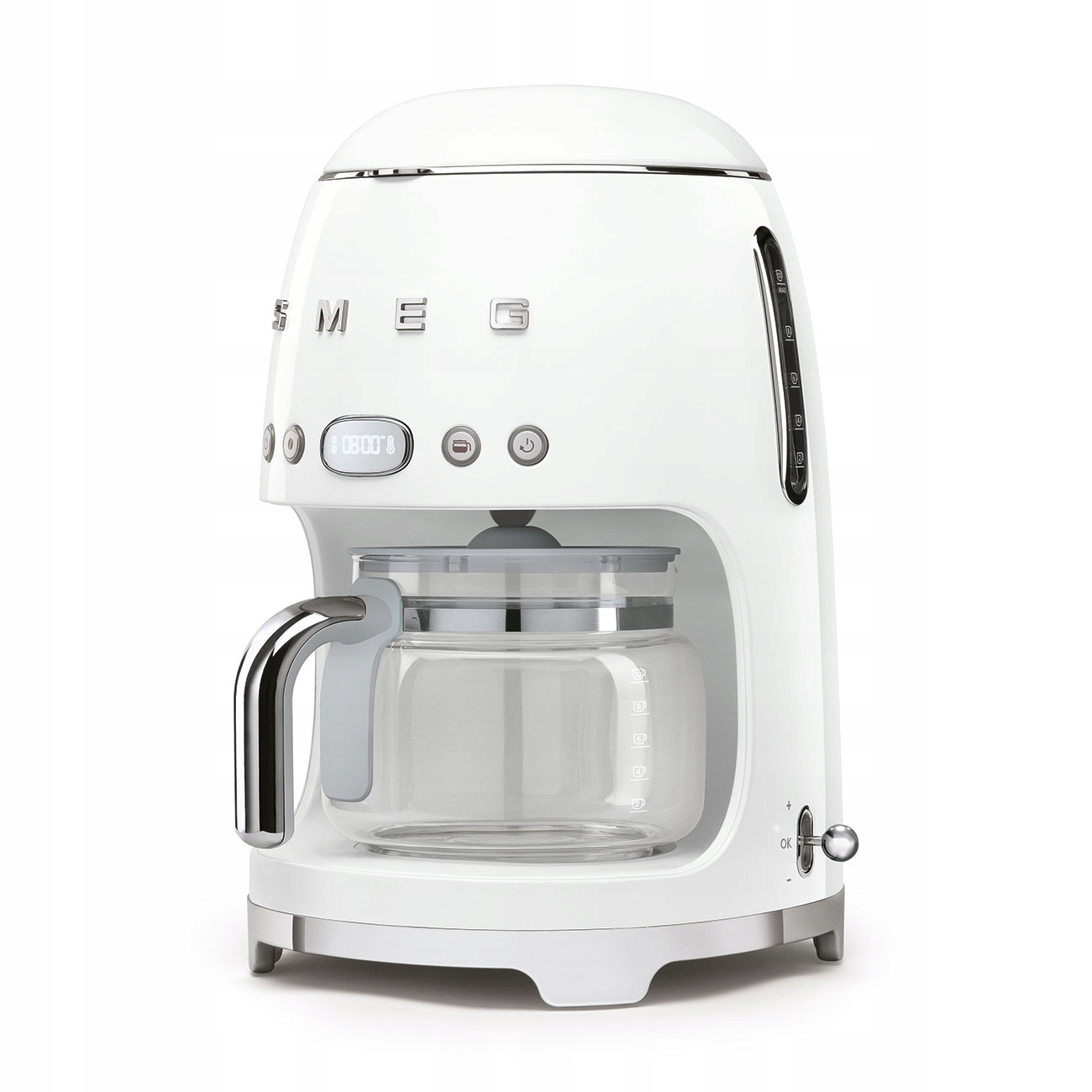 Ekspres przelewowy SMEG DCF02WHEU Biały RETRO OUTLET - obrazek 2