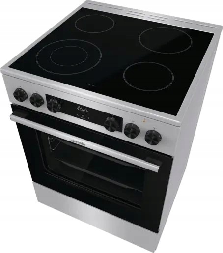 Kuchnia ceramiczna Gorenje GECS6C70XC 60cm Pizza AirFry AquaClean Inox 71l - obrazek 4