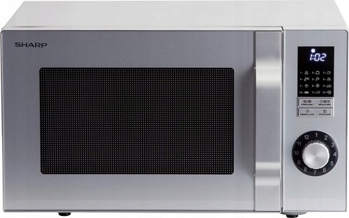 Kuchenka mikrofalowa Sharp R204S 20 l 800 W srebrna mechaniczna