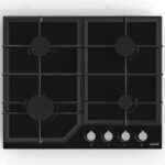 Płyta GORENJE GT641KB Czarna Szkło Gazowa Zapalarka Żeliwne 60 cm