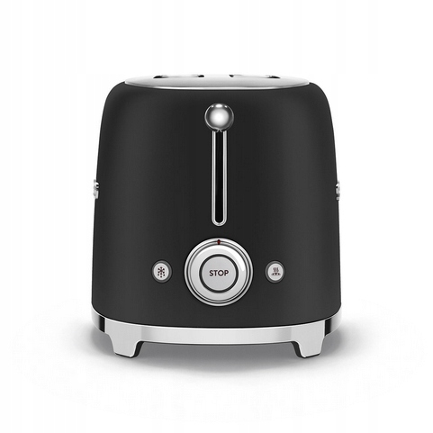 Toster Smeg TSF01BLMEU Czarny Retro 50's Style Rozmrażanie Tacka OUTLET - obrazek 3