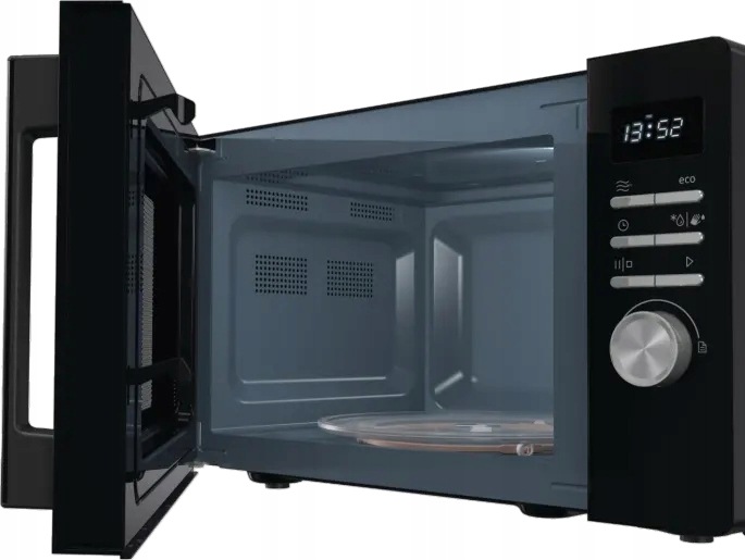 Mikrofalówka Gorenje MO23A3BH 23 l 800 W 11 programów AquaClean czarna Solo - obrazek 6