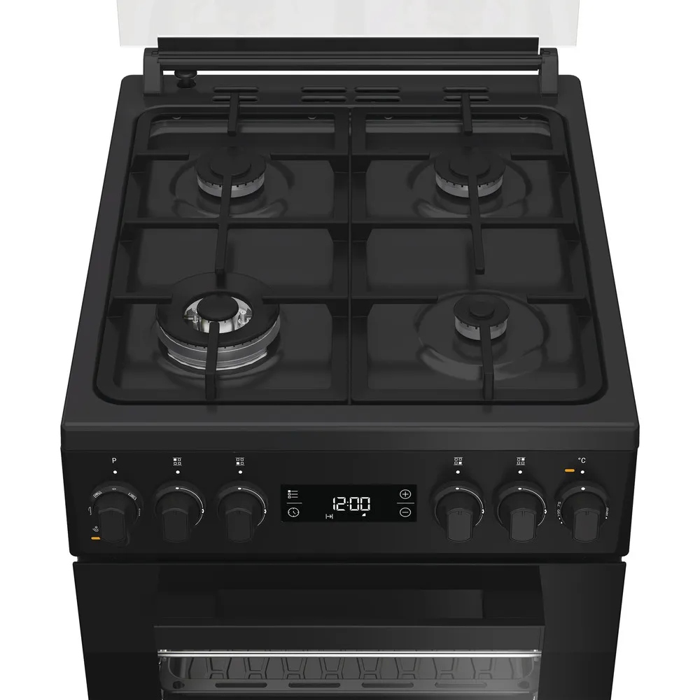Kuchnia gazowo elektryczna Whirlpool W5G8LMSWTB 50 cm Steam Plus termoobieg - obrazek 6