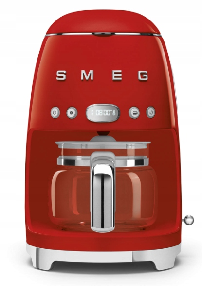 Ekspres przelewowy Smeg DCF02RDEU 1050W Blokada Czerwony Retro Outlet