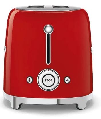 TOSTER NA 2 KROMKI Smeg TSF01RDEU Czerwony 950W Retro RED OPIEKACZ - obrazek 4
