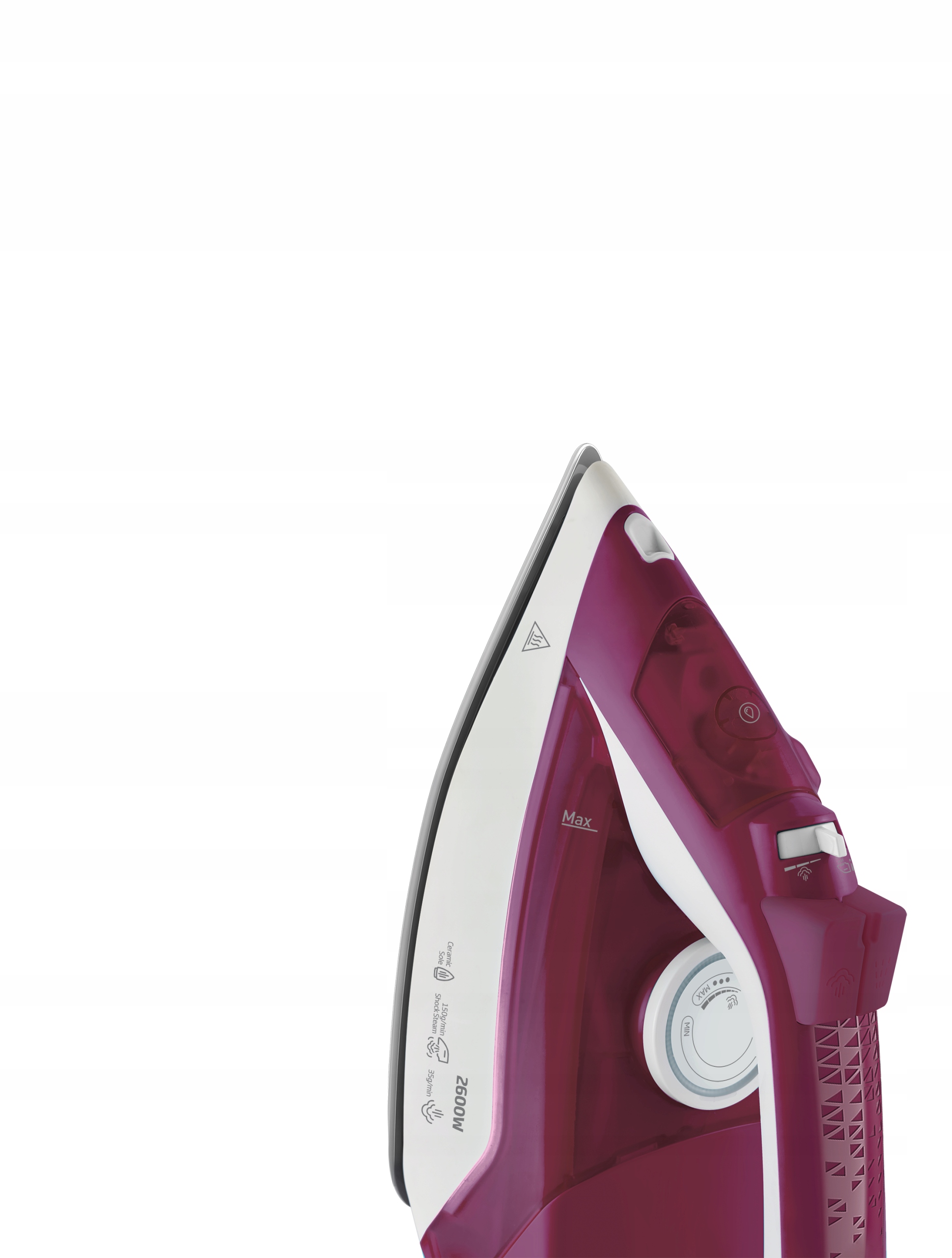 Żelazko parowe Beko SIM3126R Para 120 g/min Samoczyszczenie 2600W - obrazek 4