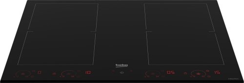 Płyta indukcyjna Beko HII64801F2HT 60 cm IndyFlex 4 pola 7200 W czarna - obrazek 3