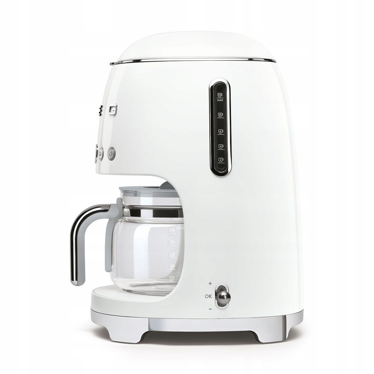 Ekspres przelewowy SMEG DCF02WHEU Biały RETRO OUTLET - obrazek 3