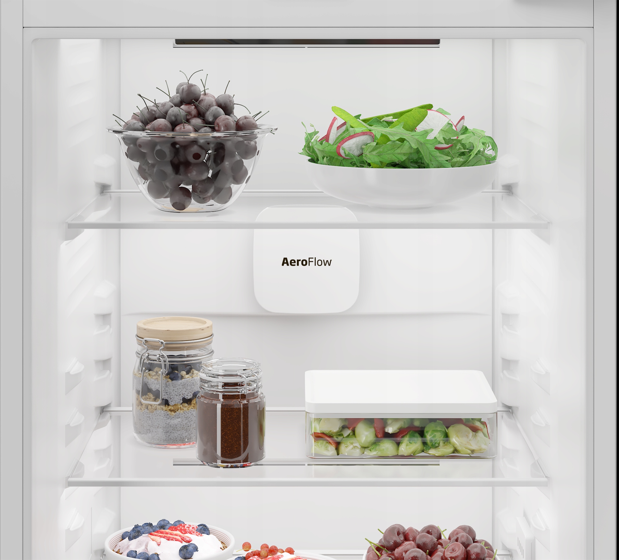 Lodówka do zabudowy Beko B3BCNA294HS No Frost 177cm 270L 37dB HarvestFresh - obrazek 3