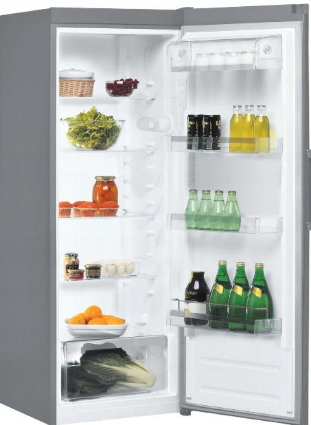 Lodówka jednodrzwiowa Indesit SI6 2 S EU Srebrny 323L 37 dB 167 cm - obrazek 3