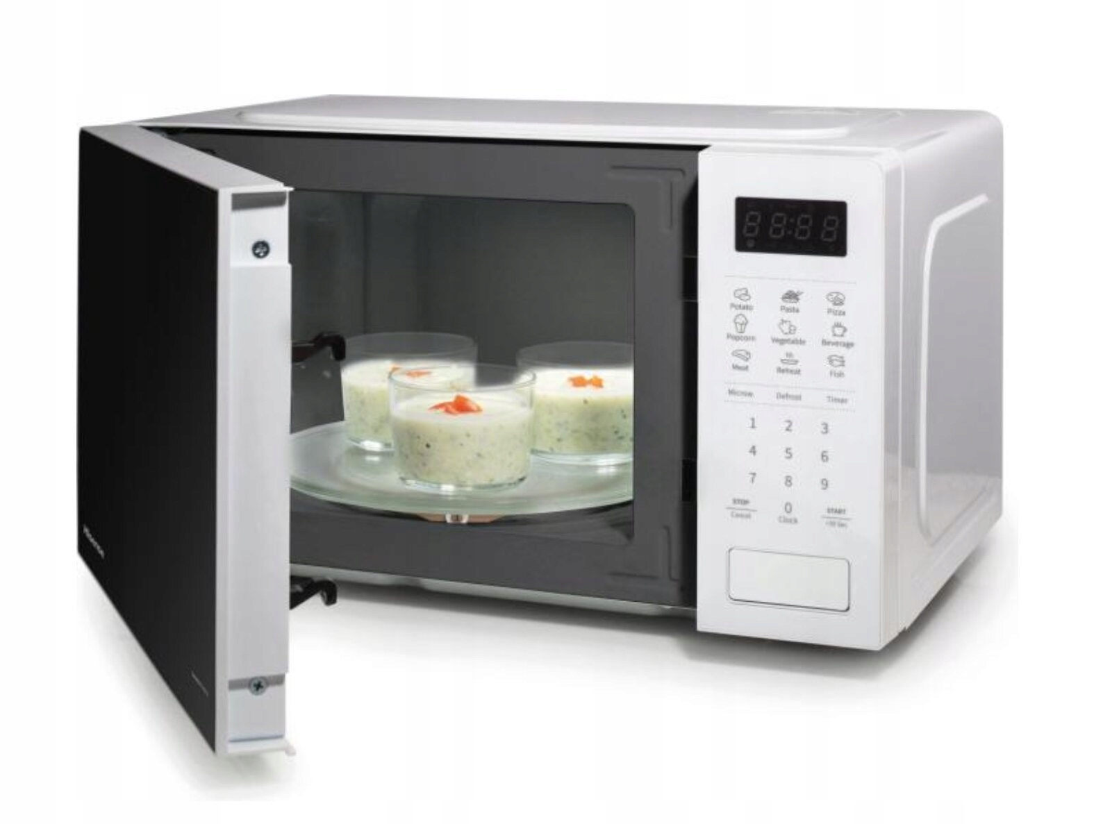 Kuchenka mikrofalowa Gorenje 700W 20l Pulse Technology biała 6 programów - obrazek 5