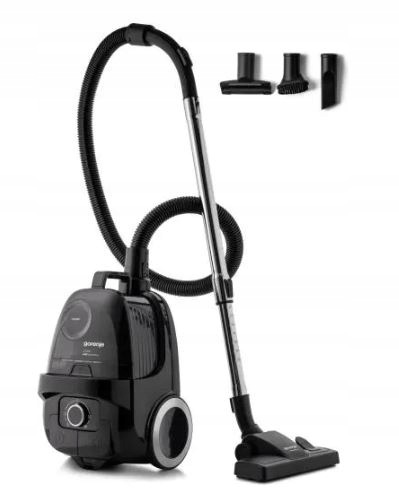 Odkurzacz bezworkowy Gorenje VCE01G4AEBK 800W 3,3 l cyklonowy filtr E12 7 m