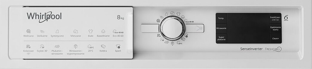 Pralka do zabudowy Whirlpool BIWMWG81485PL 8kg 1400obr Inventer OUTLET - obrazek 2