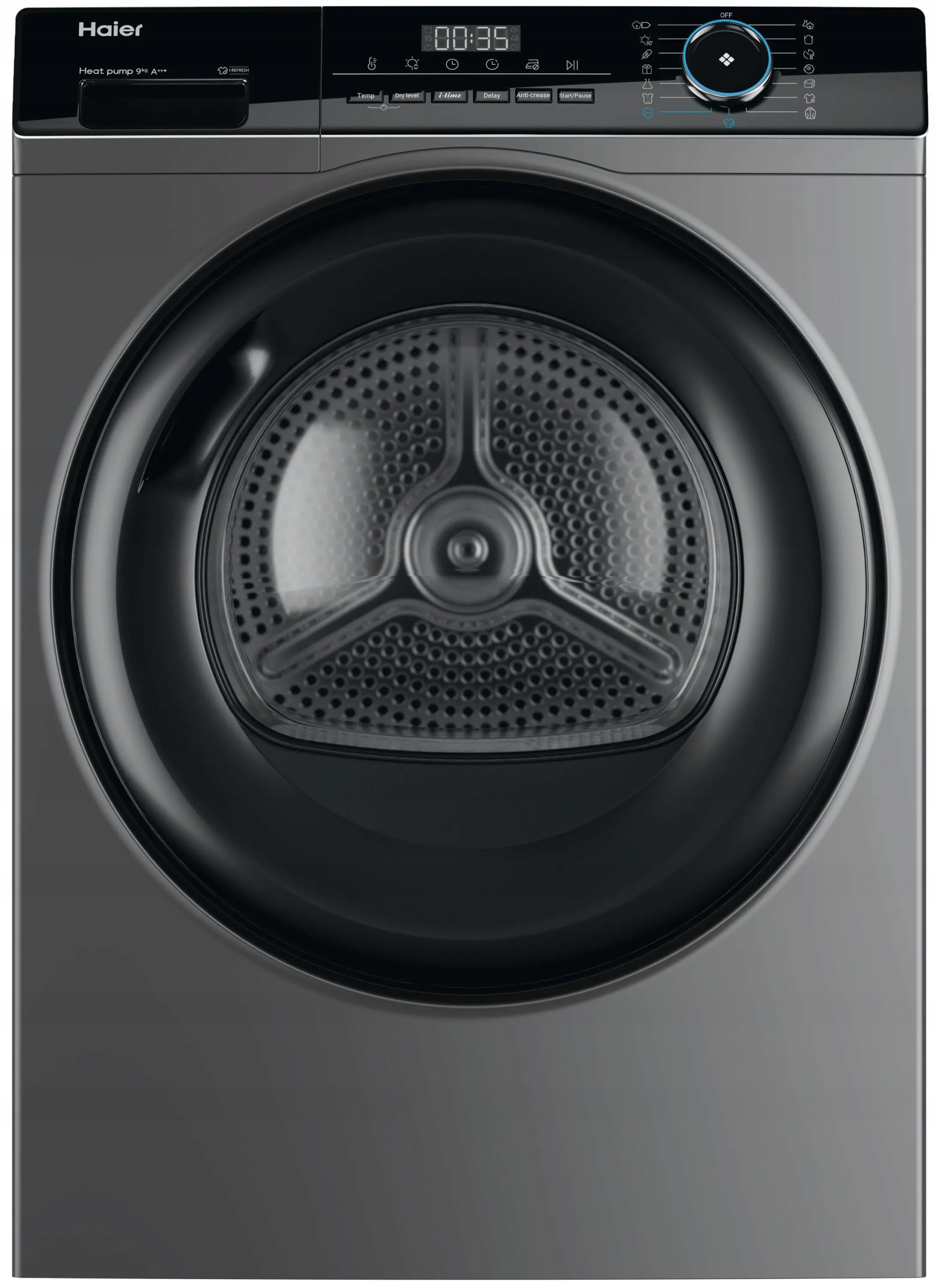 Suszarka Haier HD90-A3939R-S 9kg pompa ciepła Silent Inverter Grafitowa